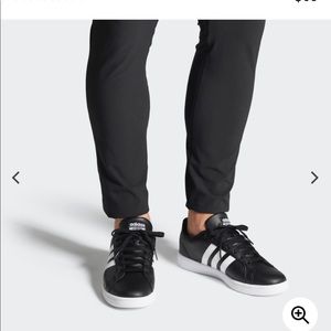 Adidas Black leather shoes